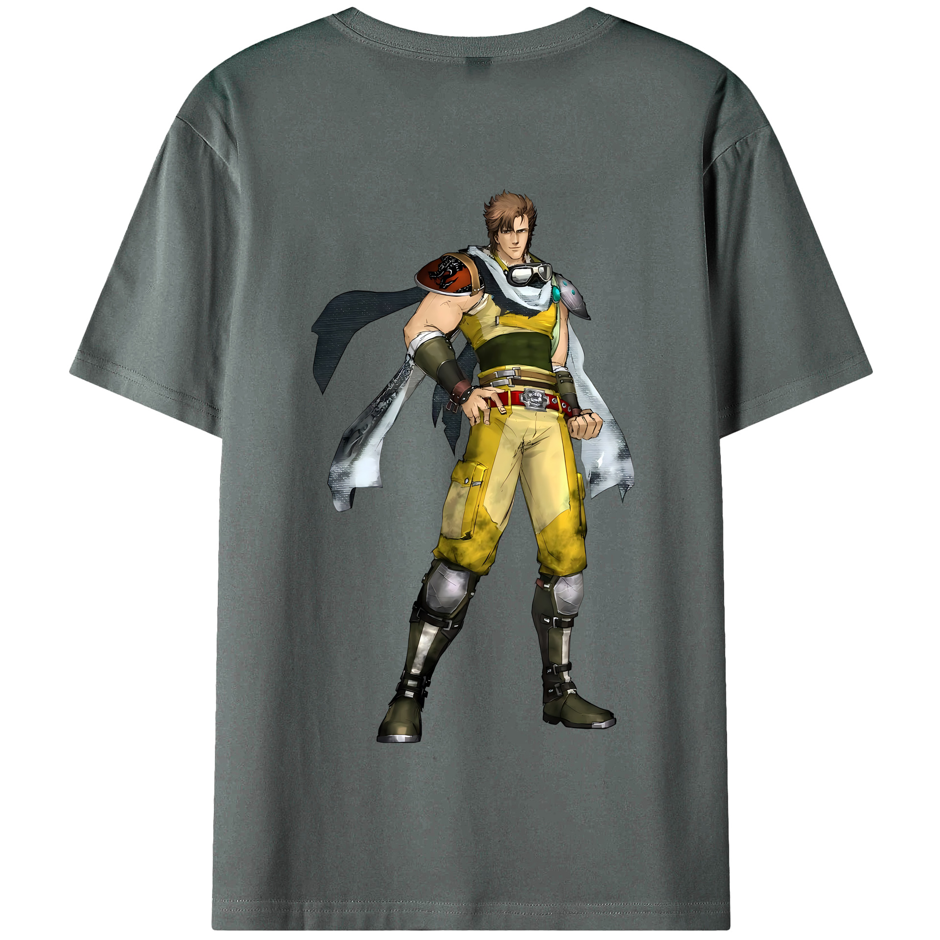 （画像用） 北斗の拳 Fist of the North Star 綿100％半袖Tシャツ（背面プリント）